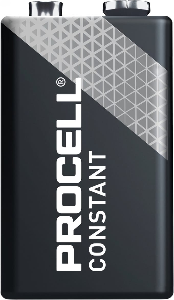 Procell batterij stapel 9v pc1 604 blister van 10 batterijen