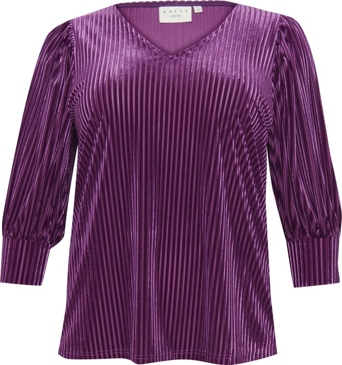 Kaffe Curve KCcacanna Dames Blouse -Gloxinia CC.