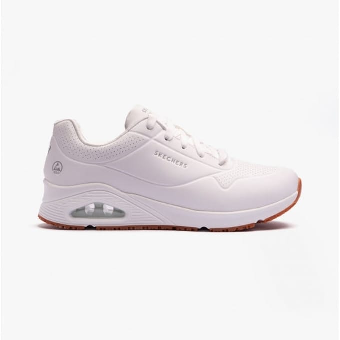 Skechers Work Uno Slipresistant Sneaker - Dames - Wit
