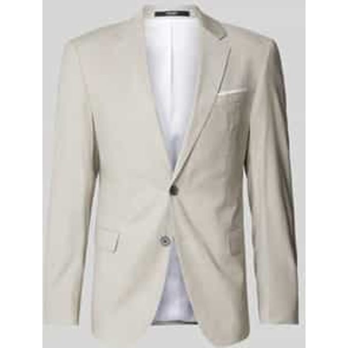 Slim fit colbert met reverskraag, model 'Herby'