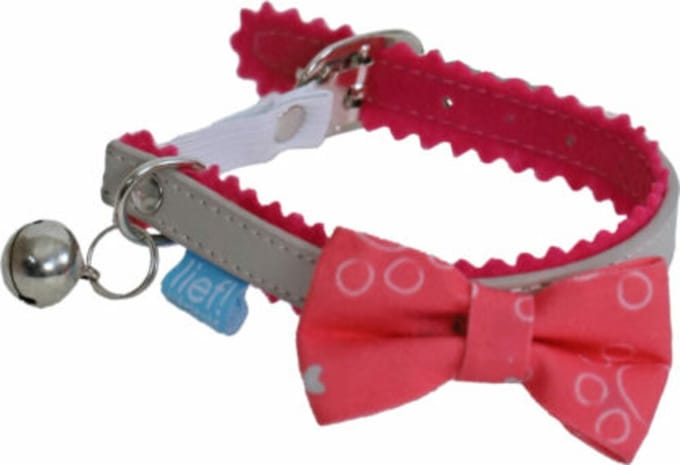 Lief! Kittenhalsband Girls met Strik 27 cm