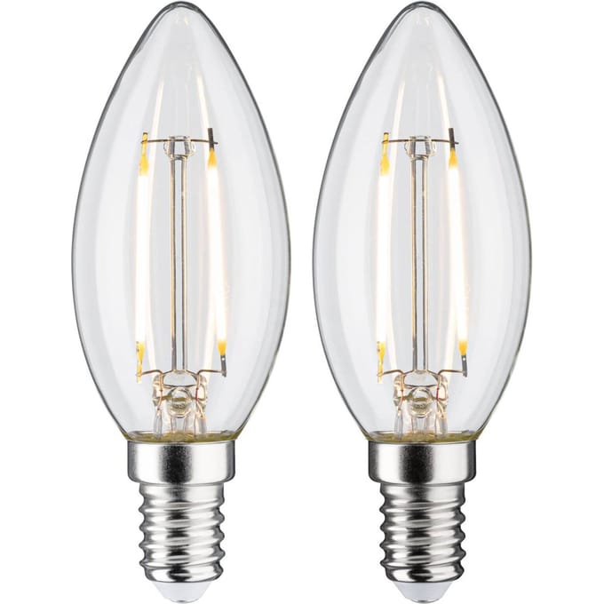 Paulmann LED kaars E14 2,7W 2700K filament 2/set
