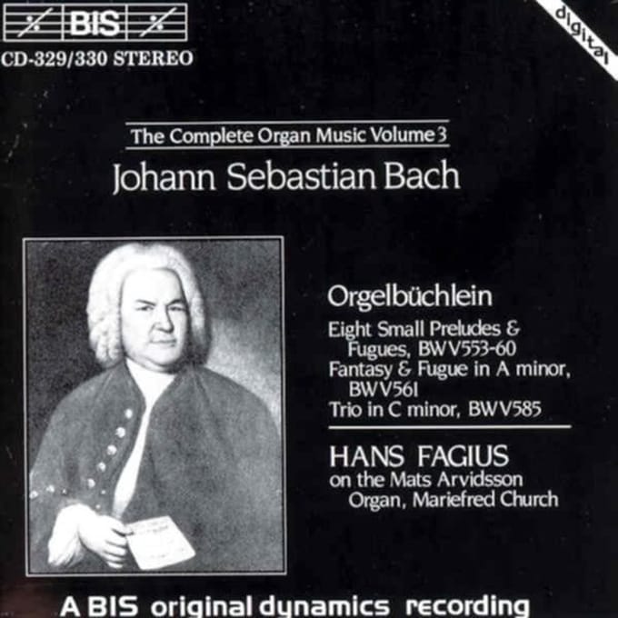 Hans Fagius - J.S. Bach: The Complete Organ Music Vol 3 (2 CD)