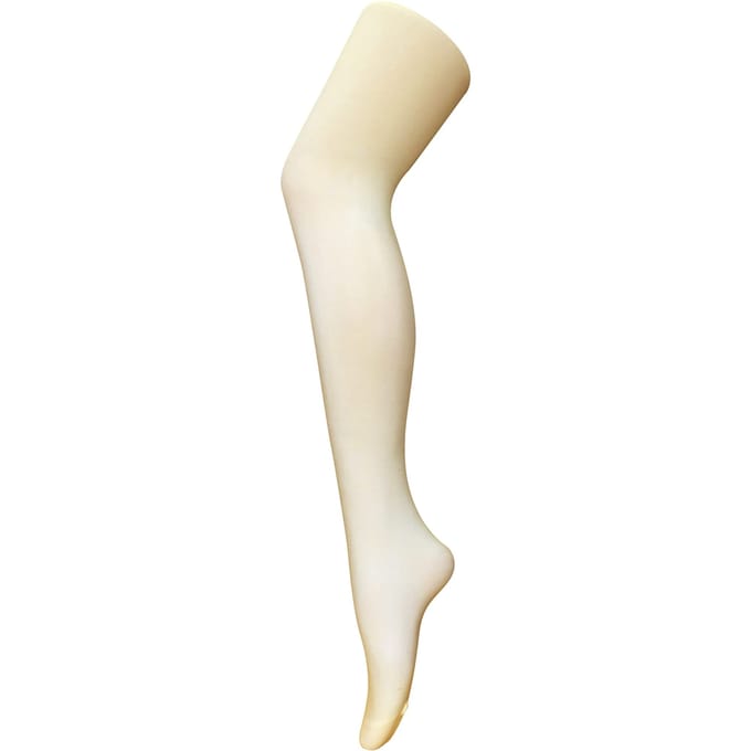 Dames 80 denier ondoorzichtige effen gekleurde panty's - Room