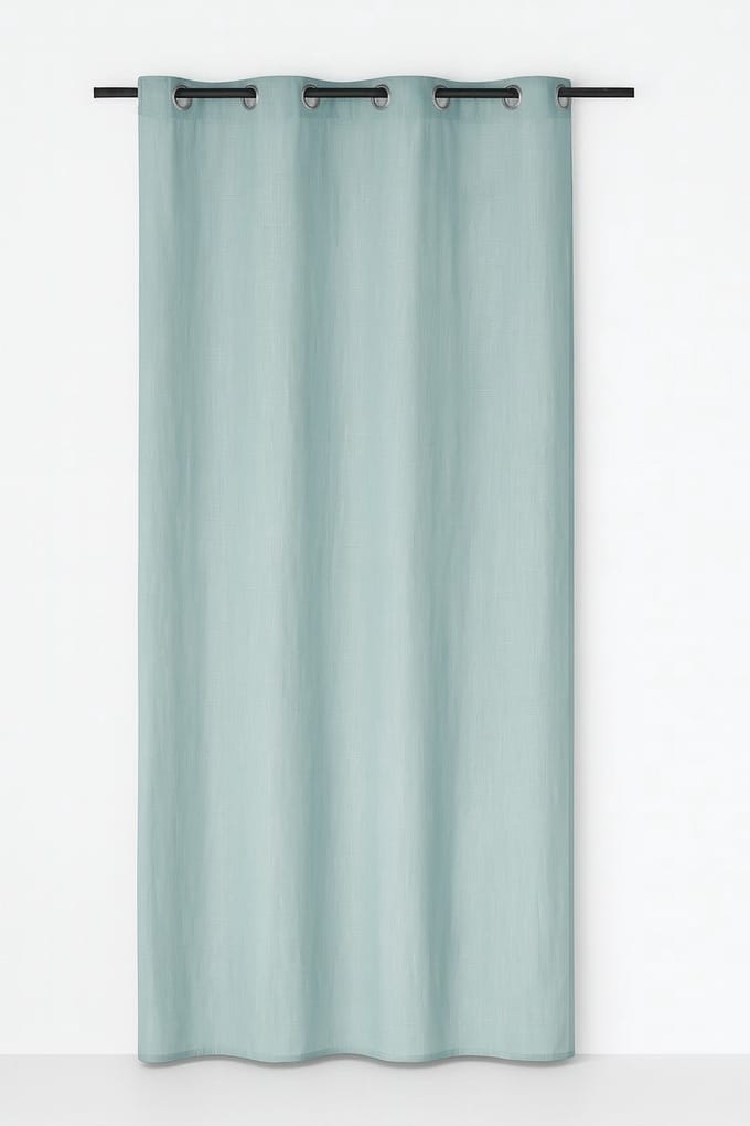 Edera voorhang gordijn teracotta 8 Rings 135 x 260 cm