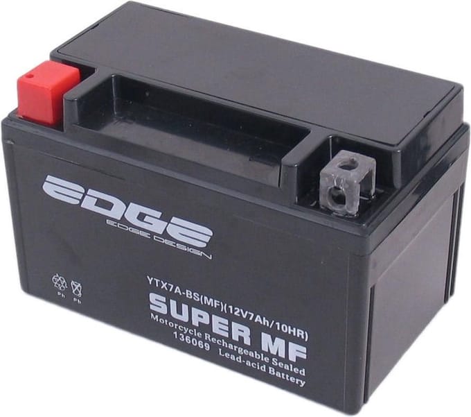 EDGE accu Gel ytx7a-bs 4 takt scooters