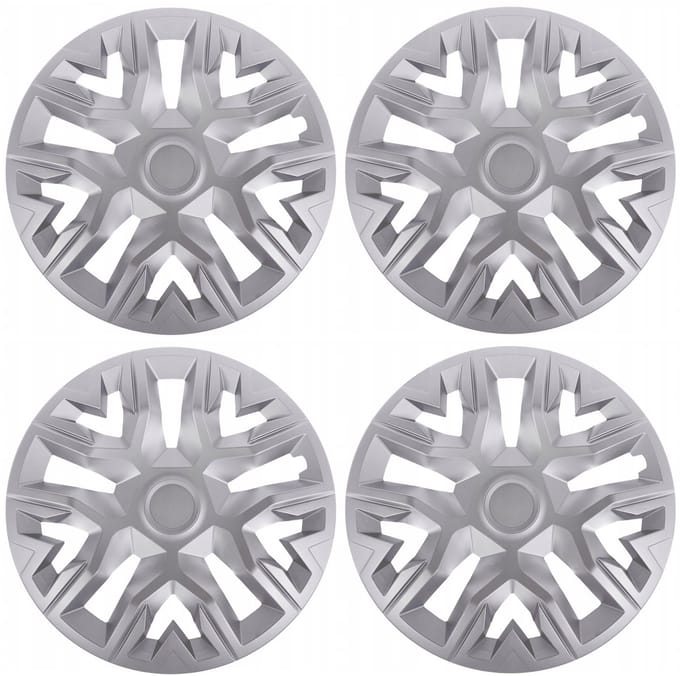Universele wieldoppen 14'' - 4 stuks - NRM De Beste - zilver