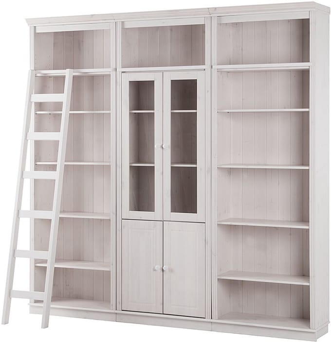 Anita-Boekenkast - Opslag & Ladder - Wit