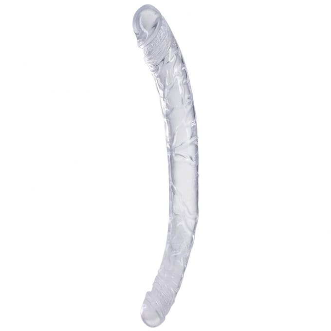 Doc Johnson - Transparante dubbele dildo - 33 cm