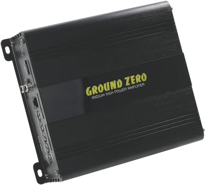 Groundzero Iridium GZIA 1000.1 Monoblok incl basscontroler 1250W RMS / Auto versterker