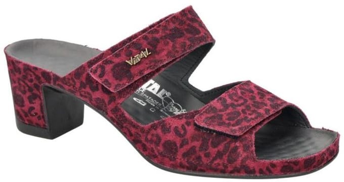 Vital -Dames - bordeaux - slippers & muiltjes - maat 39