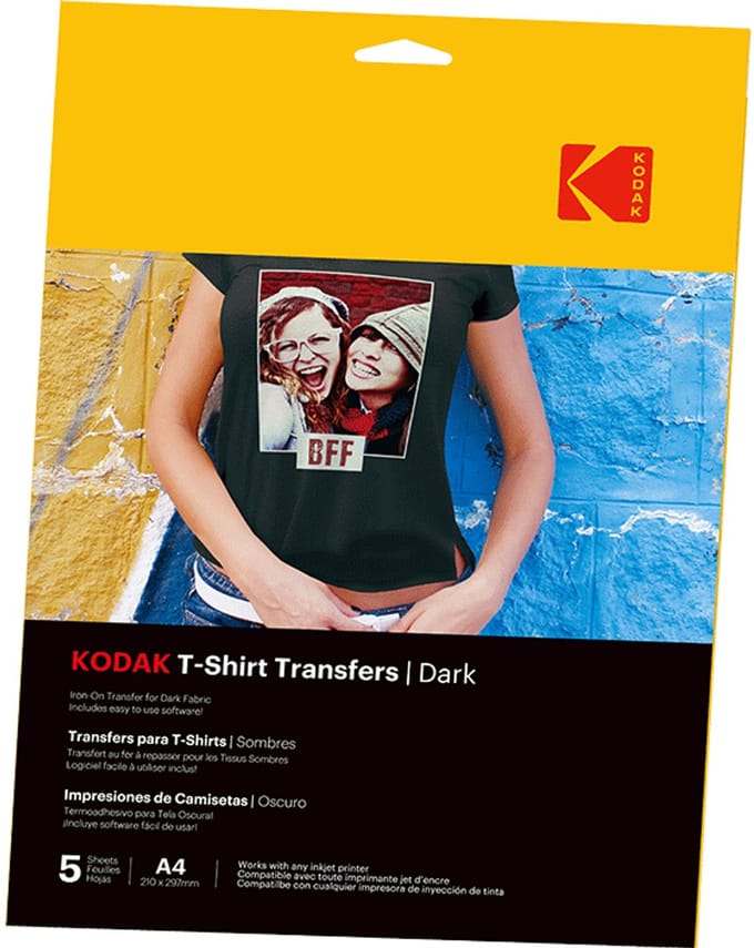 Kodak Fotopapier - Transferpapier voor donker textiel - A4 - 5 vellen