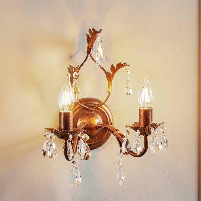 ONLI Wandlamp Teresa als luster, 2-lamps