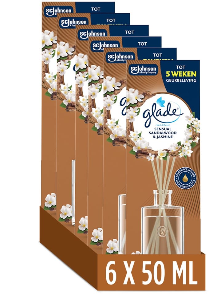 Glade Geurstokjes Sensual Sandalwood & Jasmine