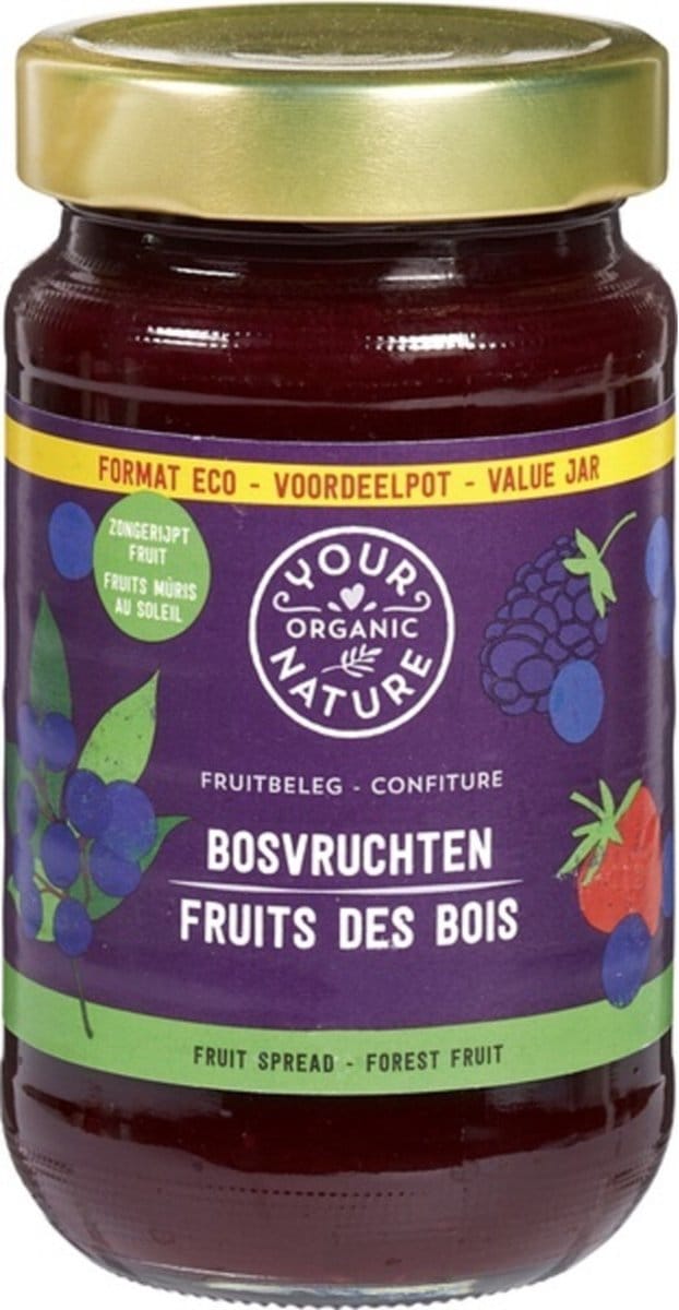 Your Organic Nature Bosvruchten Jam 375GR