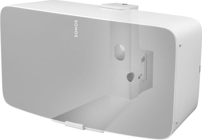 Cavus - CMP5HW Muurbeugel voor Sonos Five (ook geschikt voor Play:5 gen 2) – Horizontaal – Wit