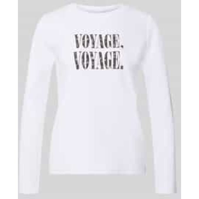 Shirt met lange mouwen met statementprint