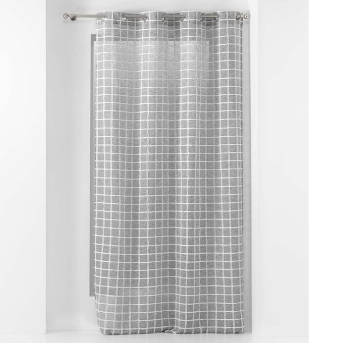 Glasgordijn met Ringen 140 x 240 cm Volx Taupe