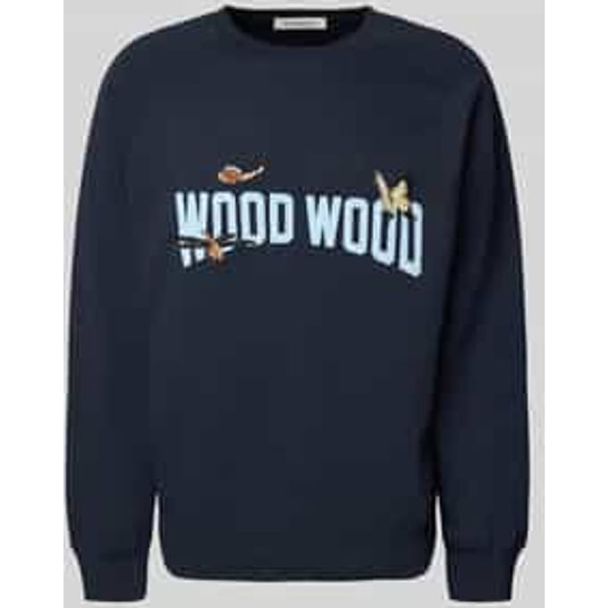 Sweatshirt met motiefstitching, model 'Hester'