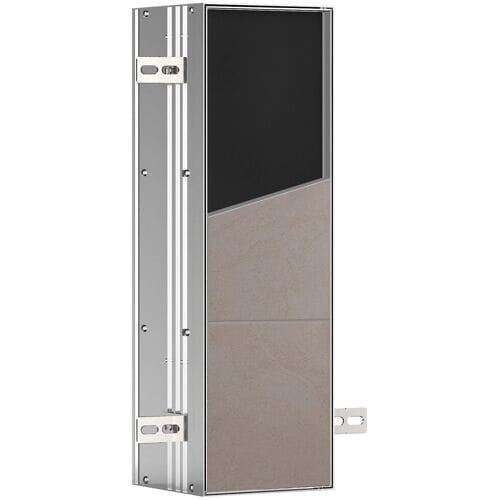 Emco asis Module Plus toilet brush set module -flush-mounted model 15.4 x 49.2 cm 975611009