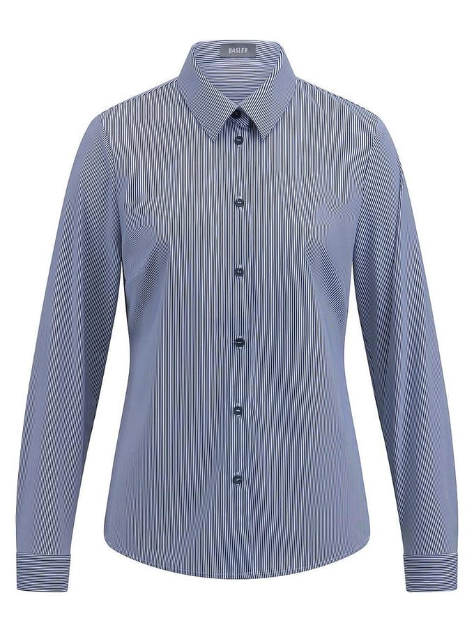 Jersey blouse Van BASLER blauw