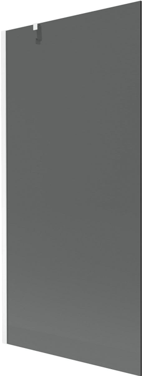 Mexen Next badscherm 1-delig 90 x 150 , grafiet, wit - 895-090-000-00-40-20