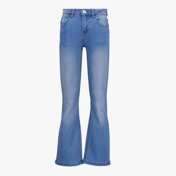 Twoday meisjes flared jeans medium blauw - Maat 134