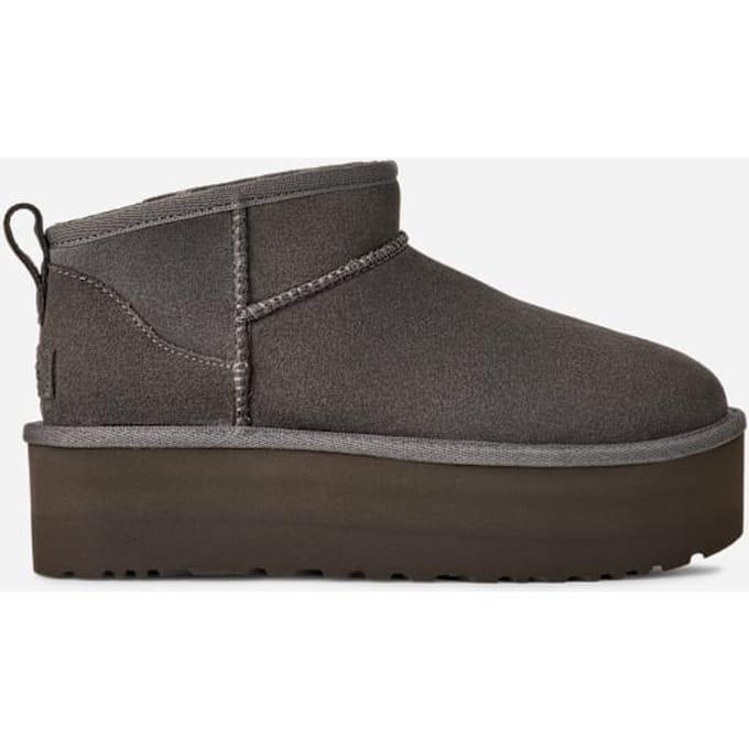 UGG Classic Ultra Mini Platform Boot - Women's - Charcoal - Maat EU 41