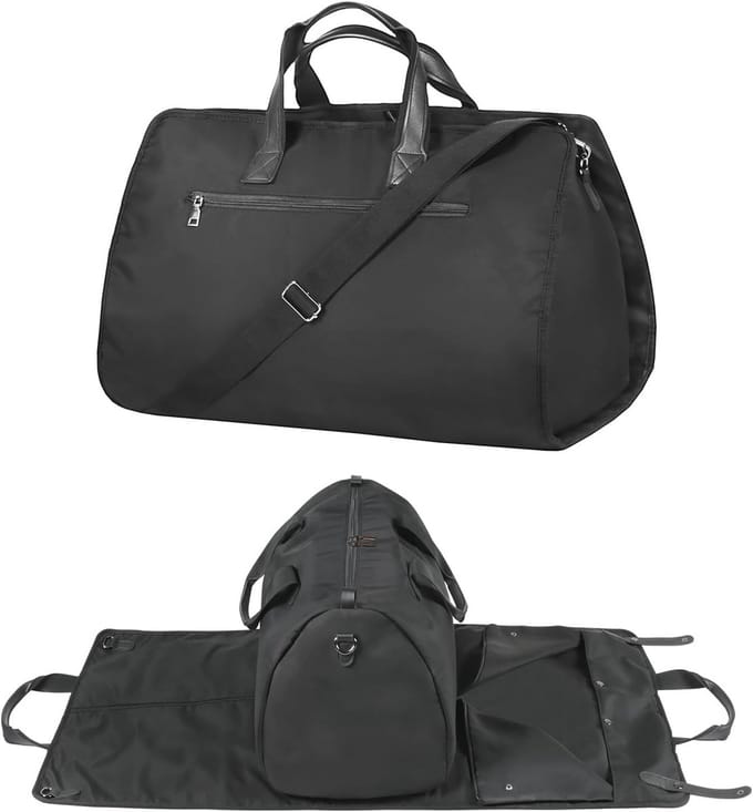 Reizen plunjezak Zwart - 2-in-1 Converterbare Pak Carrier & Holdall
