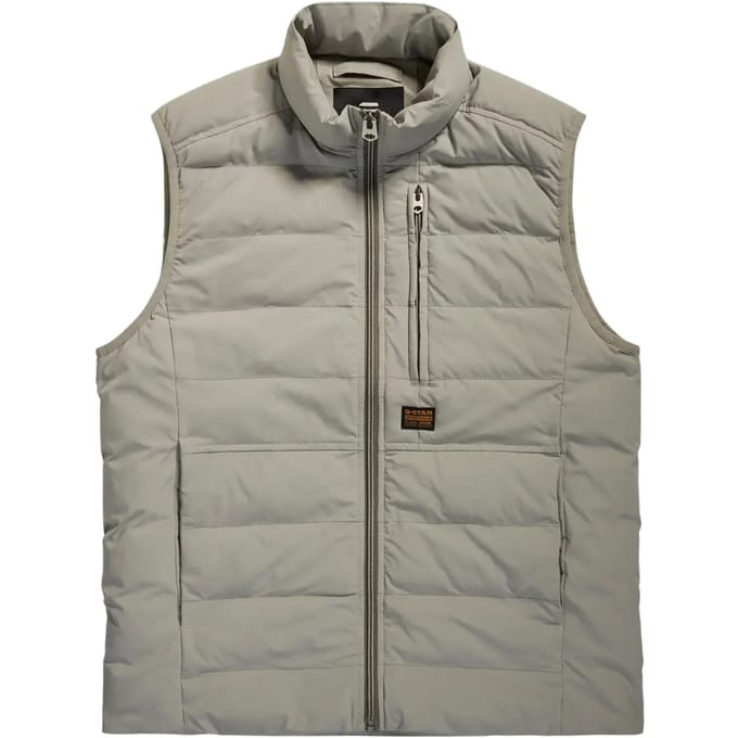 Regular fit bodywarmer in Stiksels Model 'Foundation'