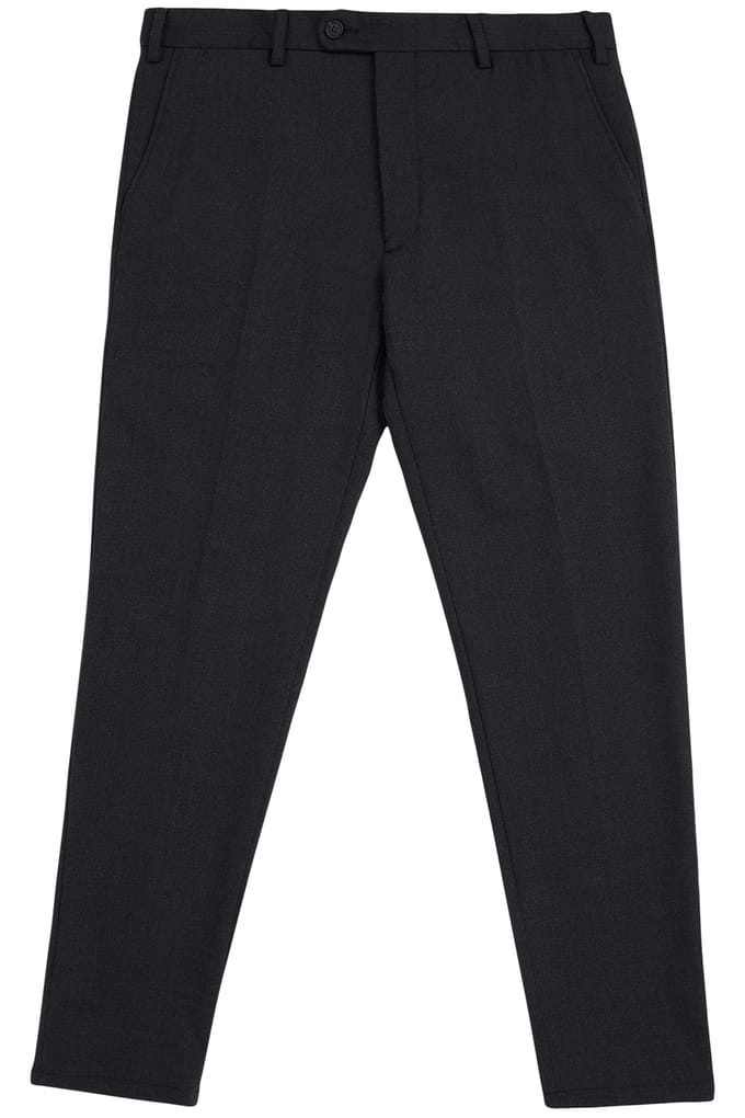 No Label York Flannel Wool-stretch Dark Grey Größe: 44 | Maßgeschneiderte Hosen Outlet | Herren | Grau