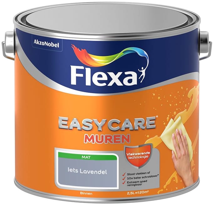 Flexa - Easycare Muren - Iets Lavendel - Mengverf - 2,5 L