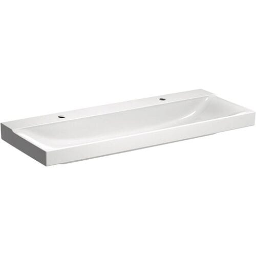 Geberit Xeno² washbasin 120 cm with 2 tap holes 500.550.01.1