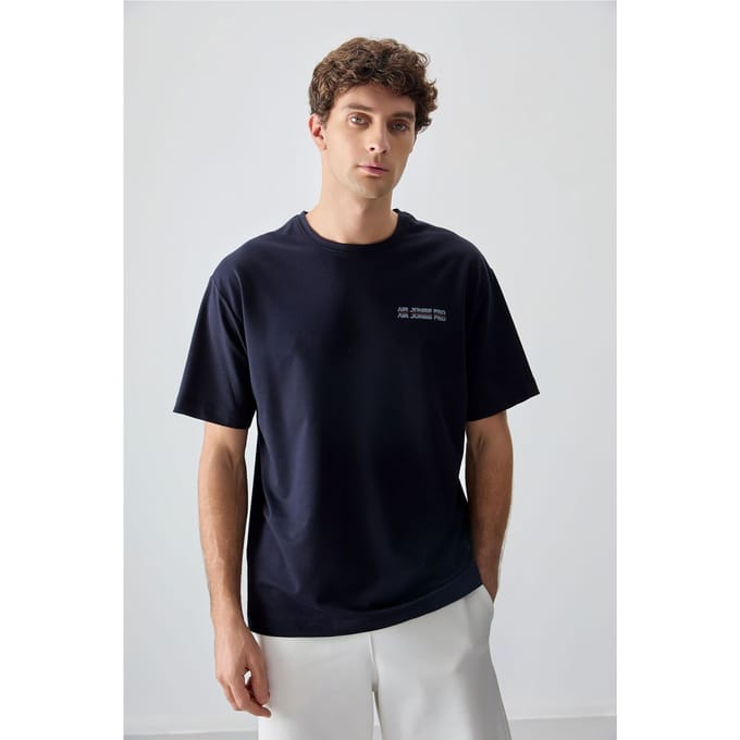 Oversized Geprinte Katoenen Jersey T-Shirt