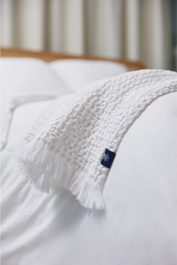 Torres Novas 1845 Textiel Beddensprei Wafel Wit - 280 x 260 cm - Katoen