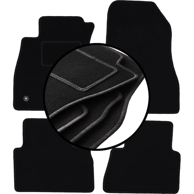 Complete set veloursmatten voor: Nissan Juke F15 crossover (2010-2017)