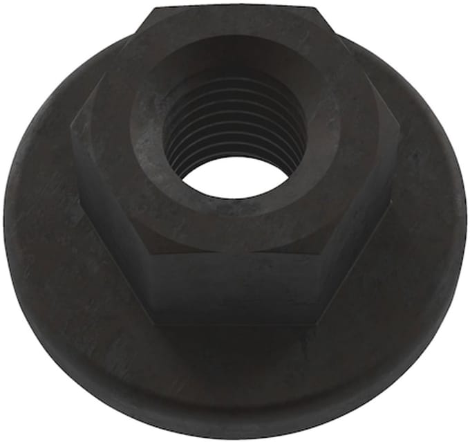 Wurth - ISO 21670 staal blank - Zeskantlasmoer met flens ISO 21670, staal, blank - x 100 st