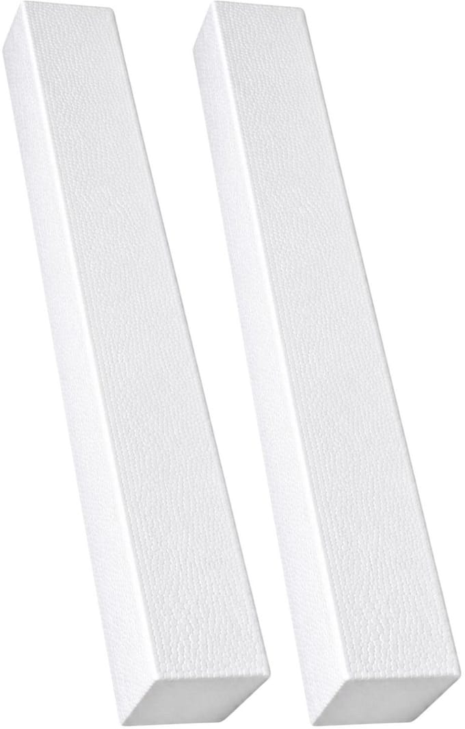 Piepschuim vormen - baksteen - 2x - 70 x 7,5 x 7,5 cm - styropor hobby / DIY vorm - basis knutselfiguren