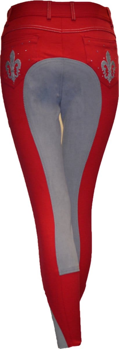 Imperial Riding Lilylove Fullseat - Rijbroek - Rood - 140