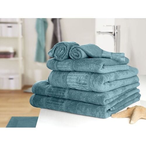 GÖZZE Badhanddoek Bio 70 x 140 cm (Petrol)