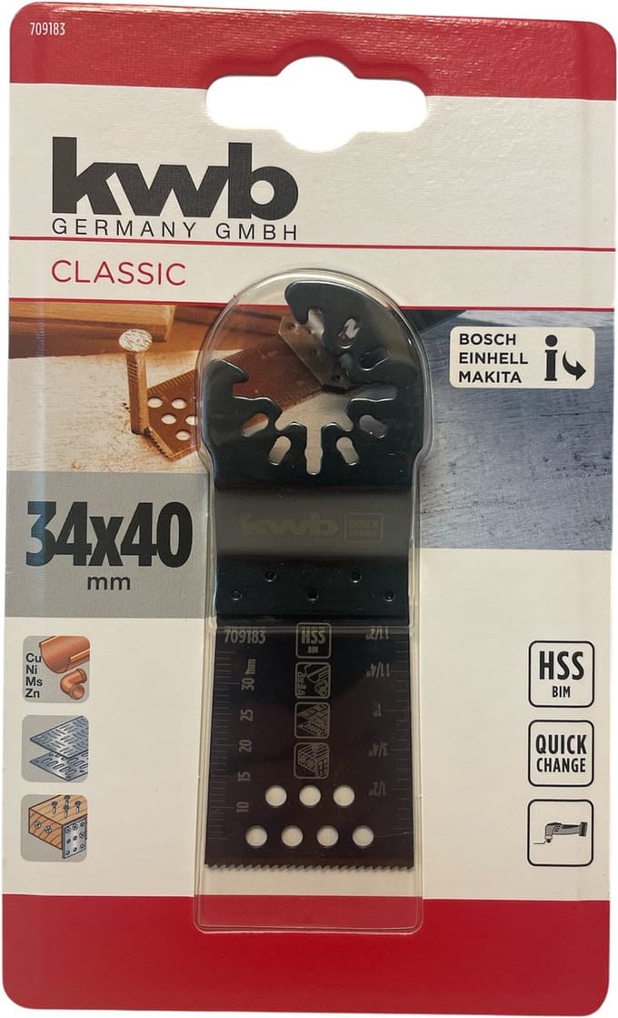 KWB oscillerend zaagblad BIMM 34 mm - voor hout en metaal