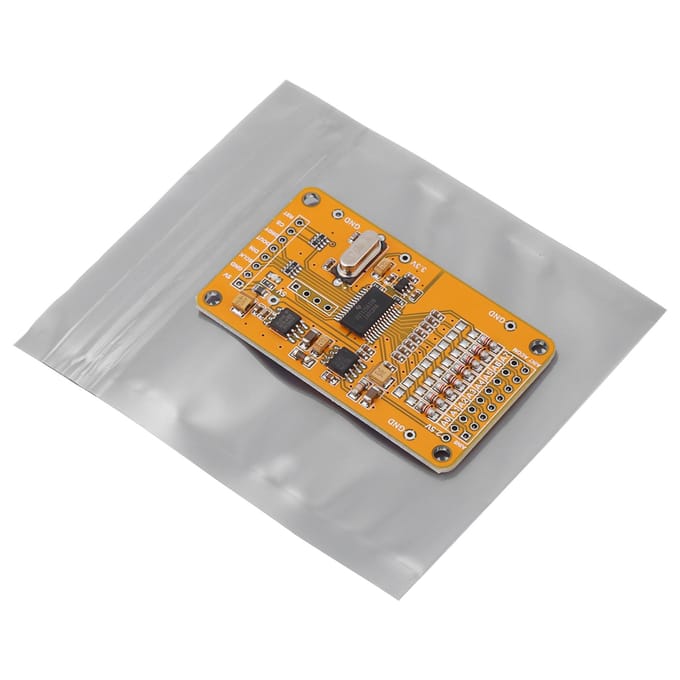 100 stuks/lot Antistatische opslagverpakkingszak Zip Lock Hersluitbaar zakje voor elektronische componenten white