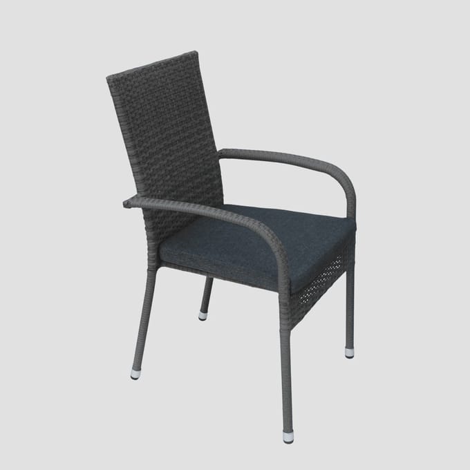 HOMLA - Chair - BIKLY - grey - 56x64x94 cm