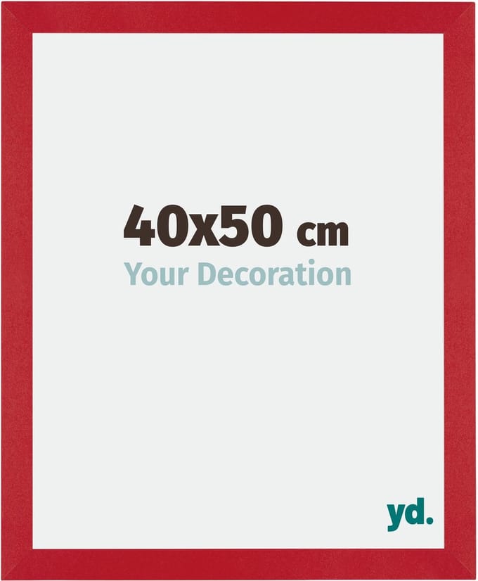 Your Decoration - Fotolijst 40x50 cm - MDF - Rood - Mura