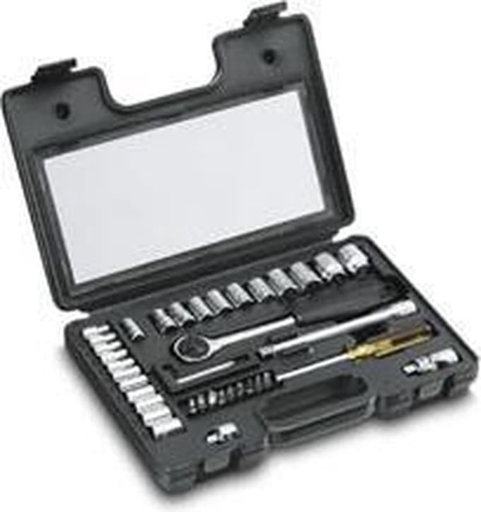 Stanley 1/4" & 3/8" Dopsleutelset 40 delig