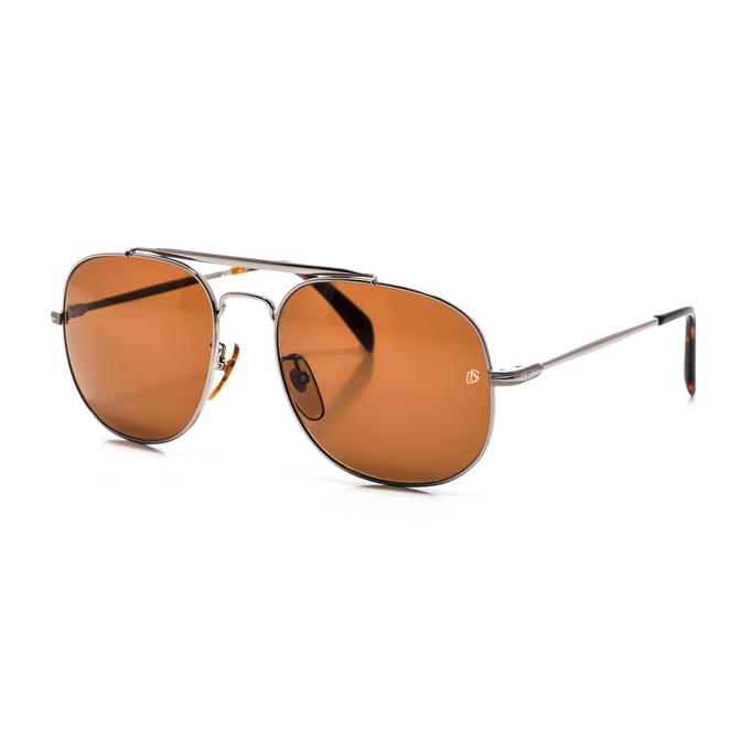 David Beckham DB7004/S 6LB Zonnebril - Heren - Zilverkleurig