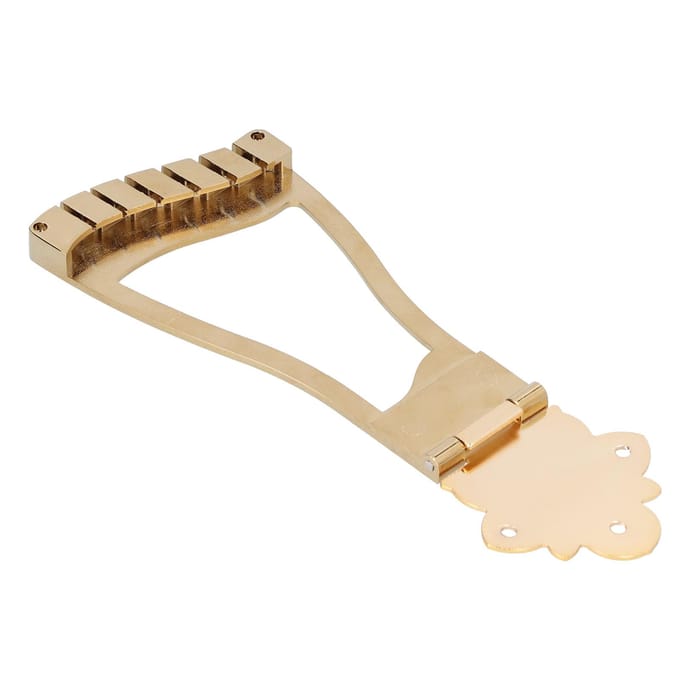 Cordier de pont de remplacement pour guitare jazz électrique Accessoires d'instruments de musique Or noir