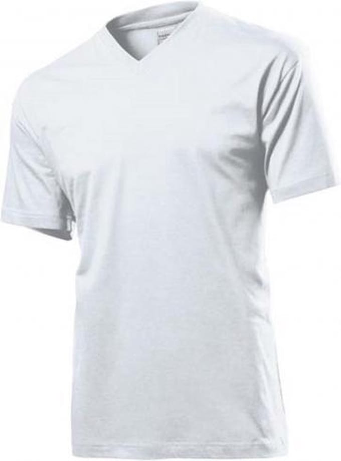Stedman T-shirt - wit - basic shirts - 150 grams - katoen - ondershirts M