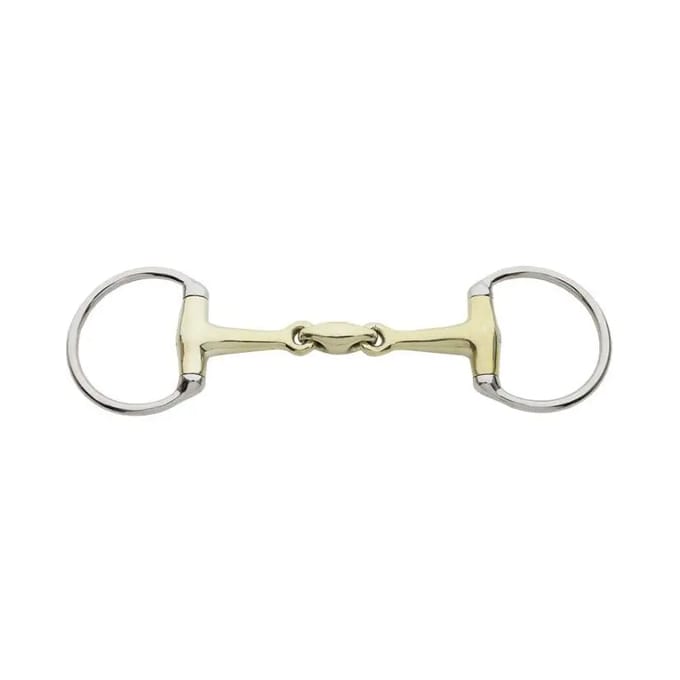 Olijfbit voor paarden met dubbele breuk Kavalkade KavalBit 12 mm