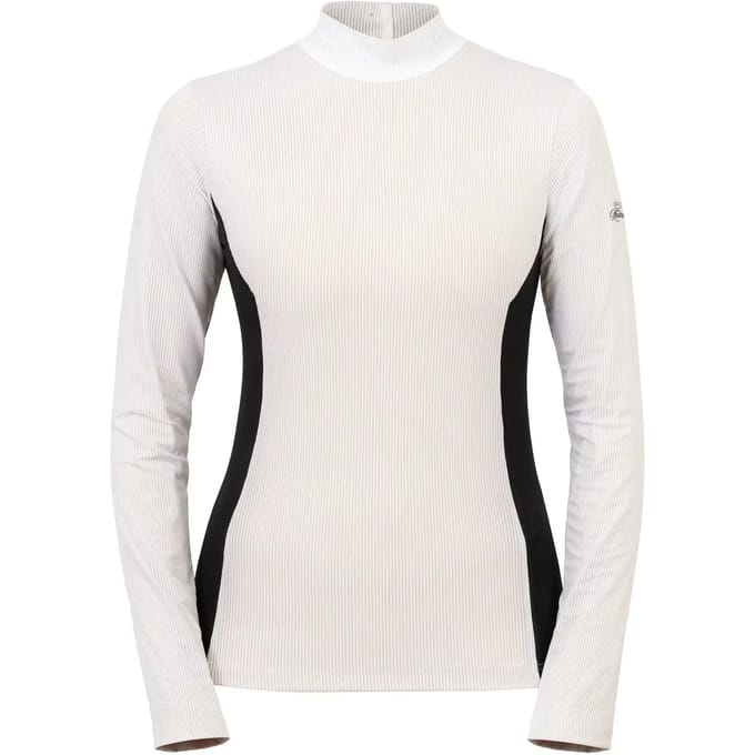 Wedstrijdpolo voor dames met lange mouwen Cavalliera Elegant Stripe
